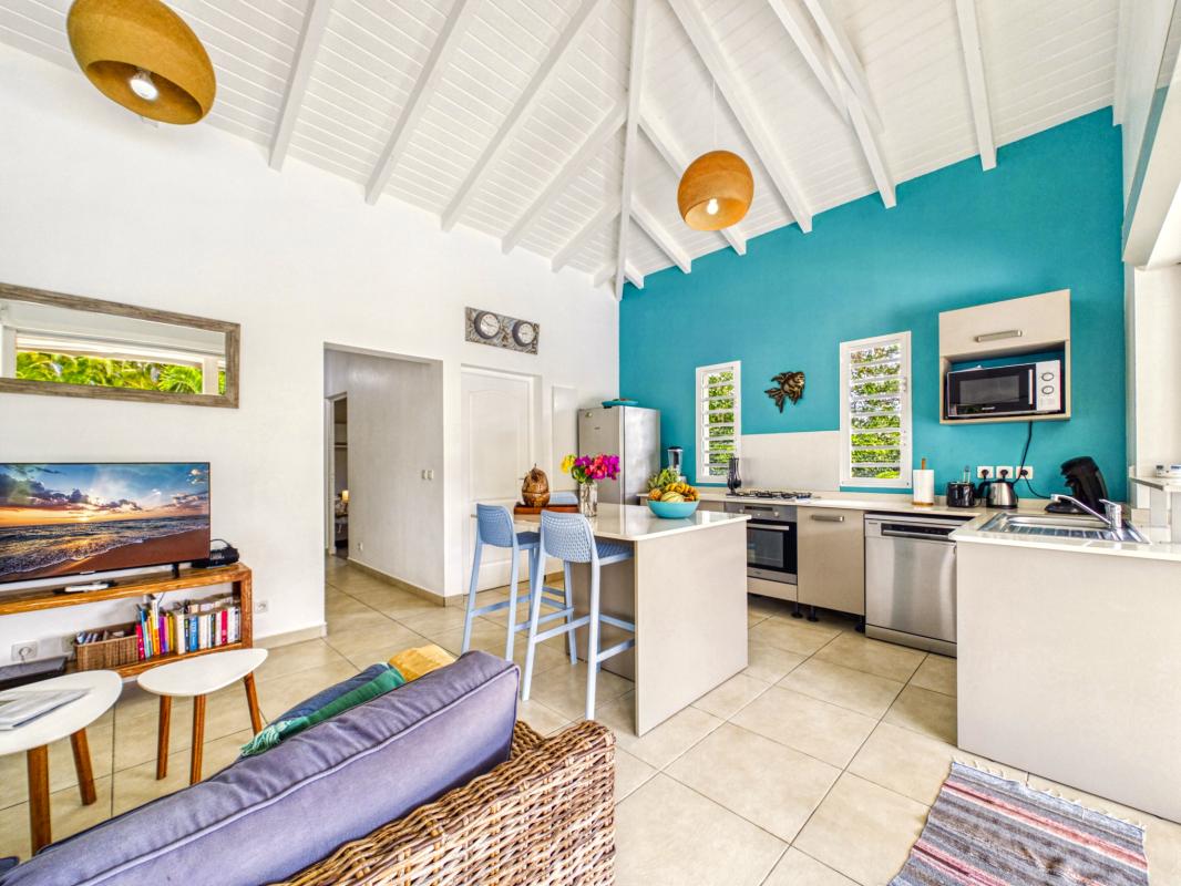 14.Location villa piscine proche plage Saint François Guadeloupe